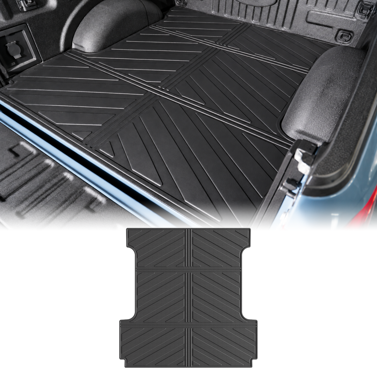powoq 5.5-ft TPE Truck Bed Mat for 2015-2026 Ford F-150