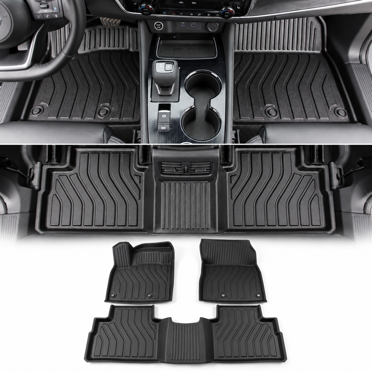 powoq Floor Mats for 2021-2026 Nissan Rogue