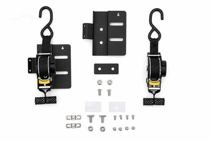 powoq 2-Piece Retractable Ratchet Straps for 2019-2026 Chevy Silverado / GMC Sierra 1500 - Retractable Ratchet Straps