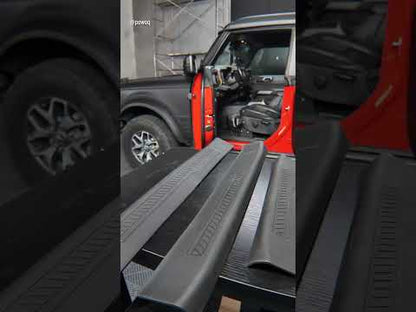 powoq TPE Door Sill Protector for 2021-2026 Ford Bronco 4-Door